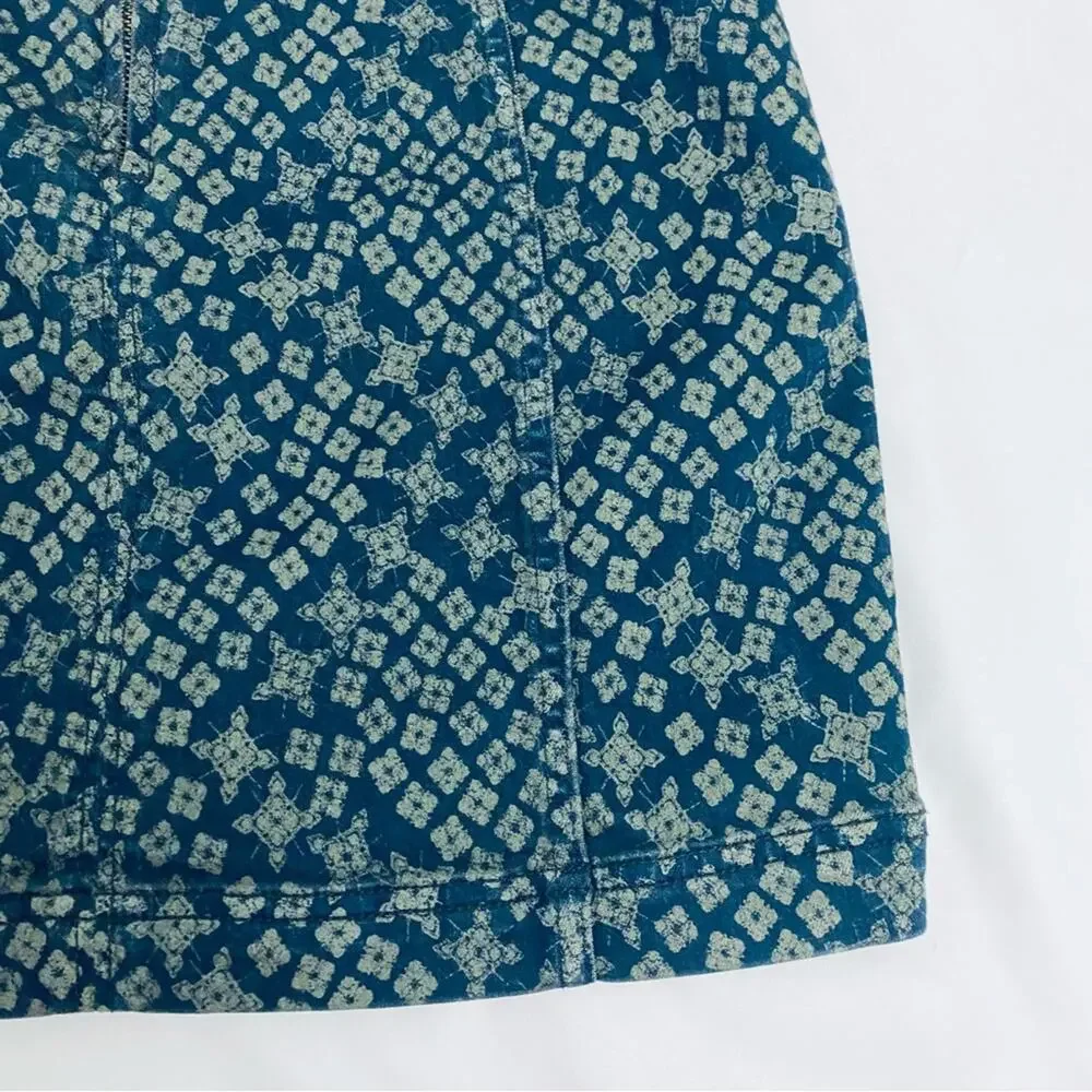 Free People Demin Stretchy Mini Skirt Size 4